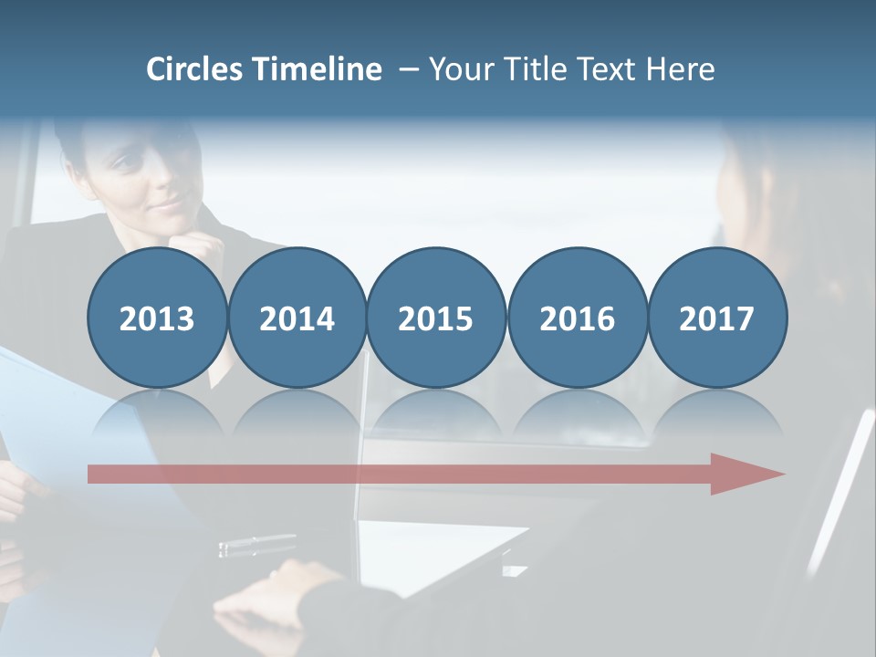 Caucasian View Attractive PowerPoint Template