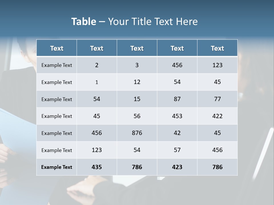 Caucasian View Attractive PowerPoint Template