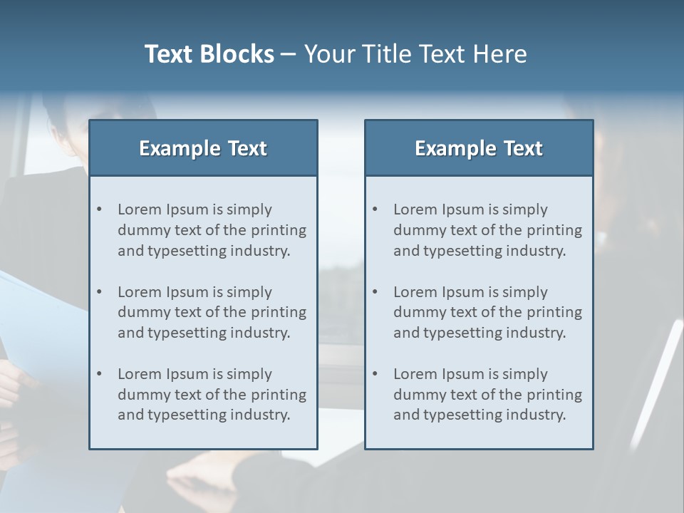 Caucasian View Attractive PowerPoint Template