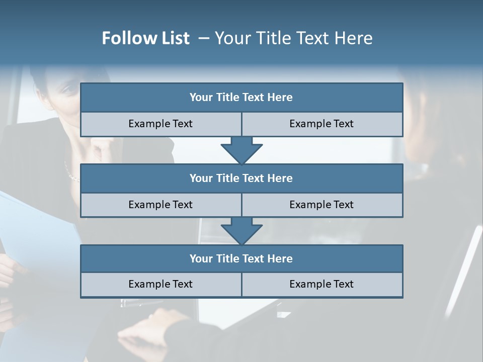 Caucasian View Attractive PowerPoint Template