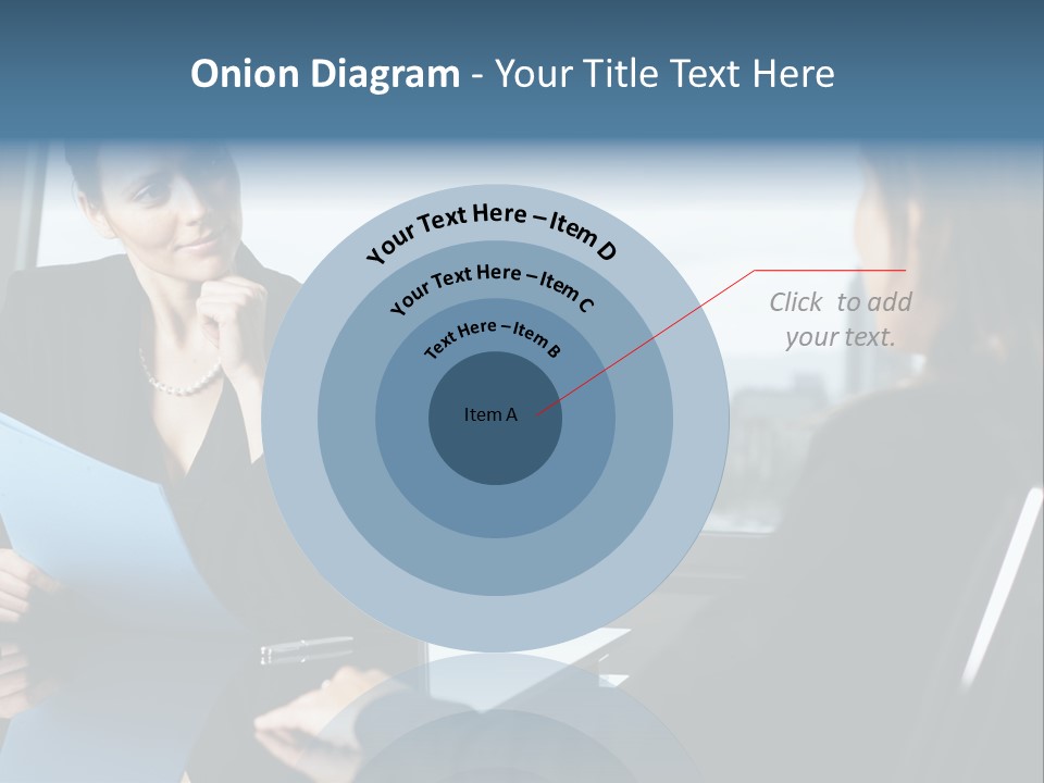 Caucasian View Attractive PowerPoint Template