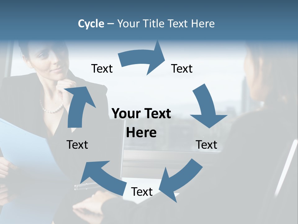 Caucasian View Attractive PowerPoint Template