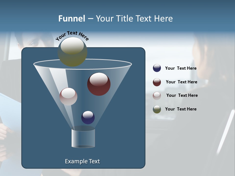 Caucasian View Attractive PowerPoint Template
