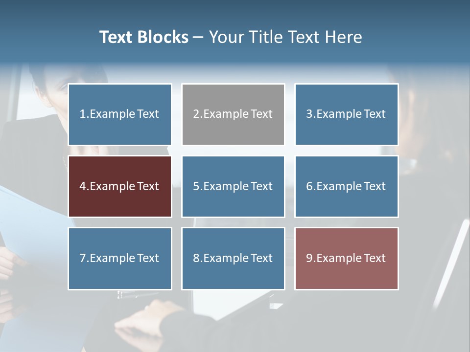 Caucasian View Attractive PowerPoint Template