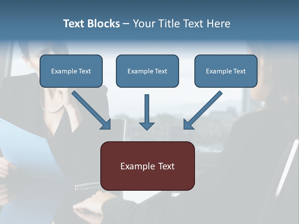 Caucasian View Attractive PowerPoint Template