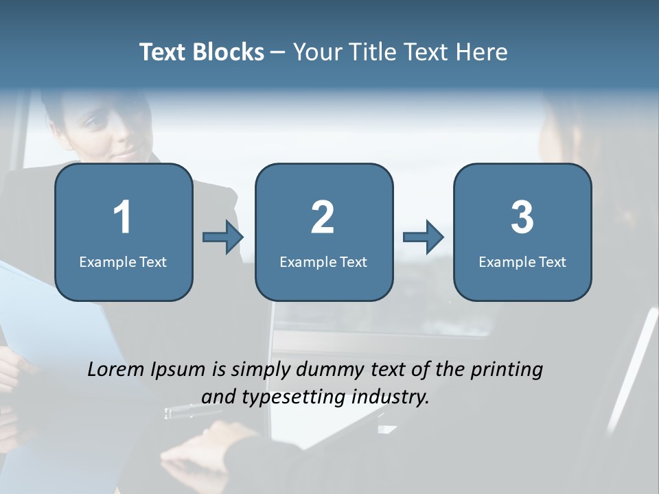 Caucasian View Attractive PowerPoint Template