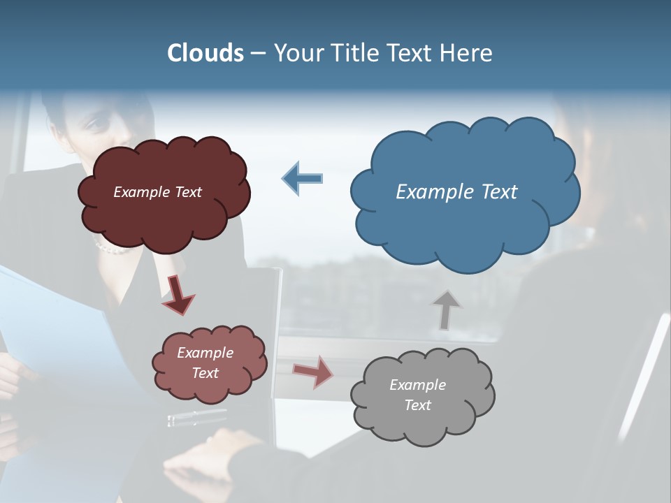 Caucasian View Attractive PowerPoint Template