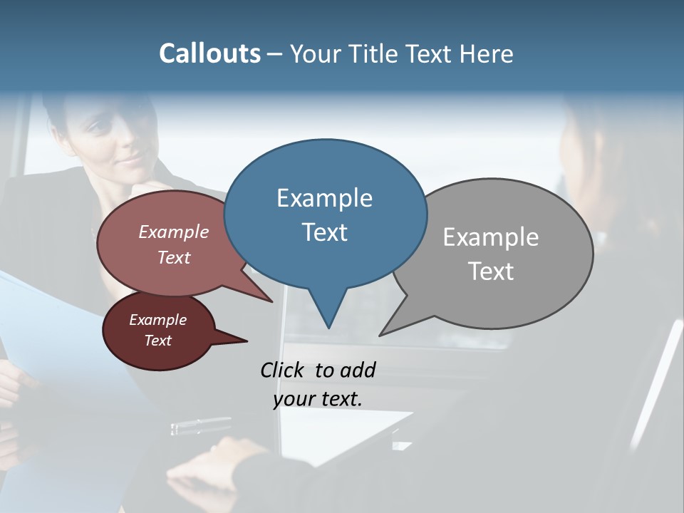 Caucasian View Attractive PowerPoint Template