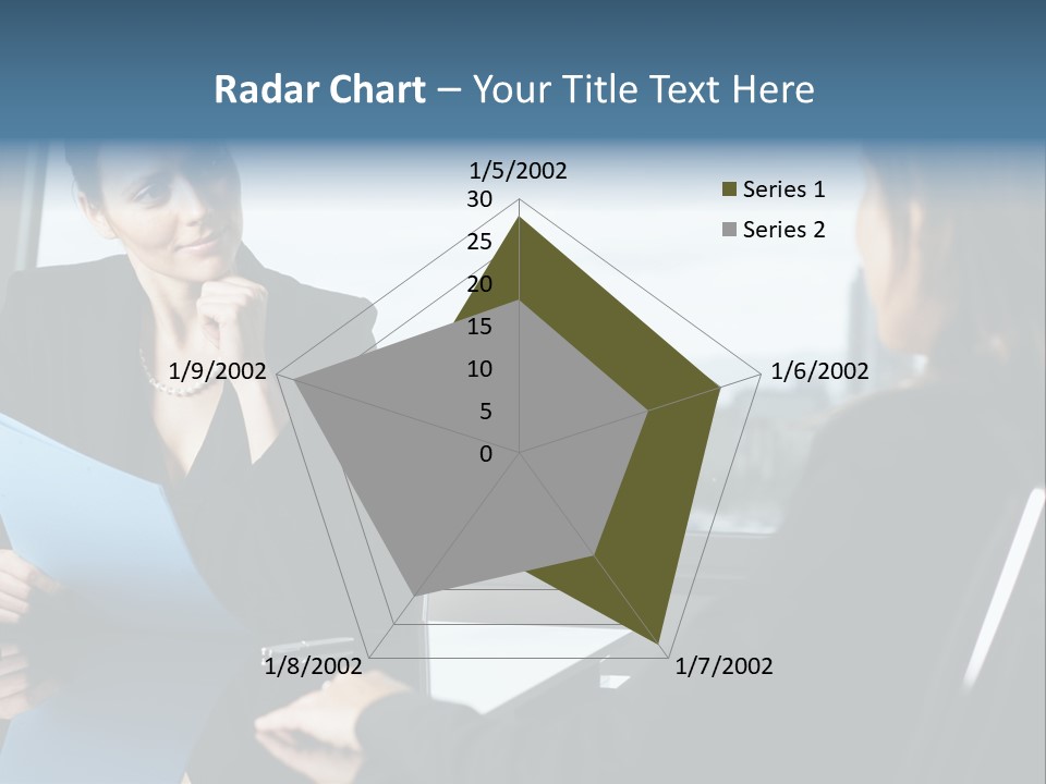 Caucasian View Attractive PowerPoint Template