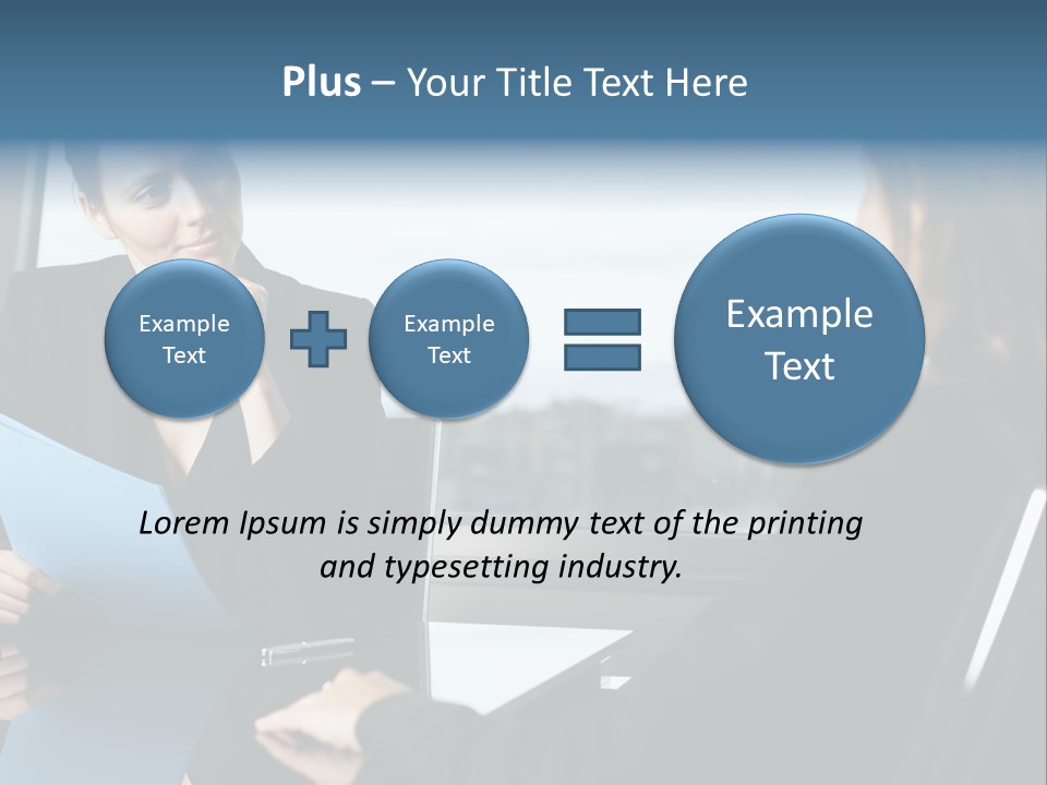 Caucasian View Attractive PowerPoint Template