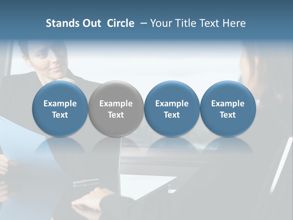 Caucasian View Attractive PowerPoint Template