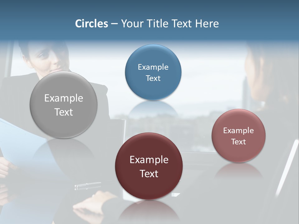 Caucasian View Attractive PowerPoint Template