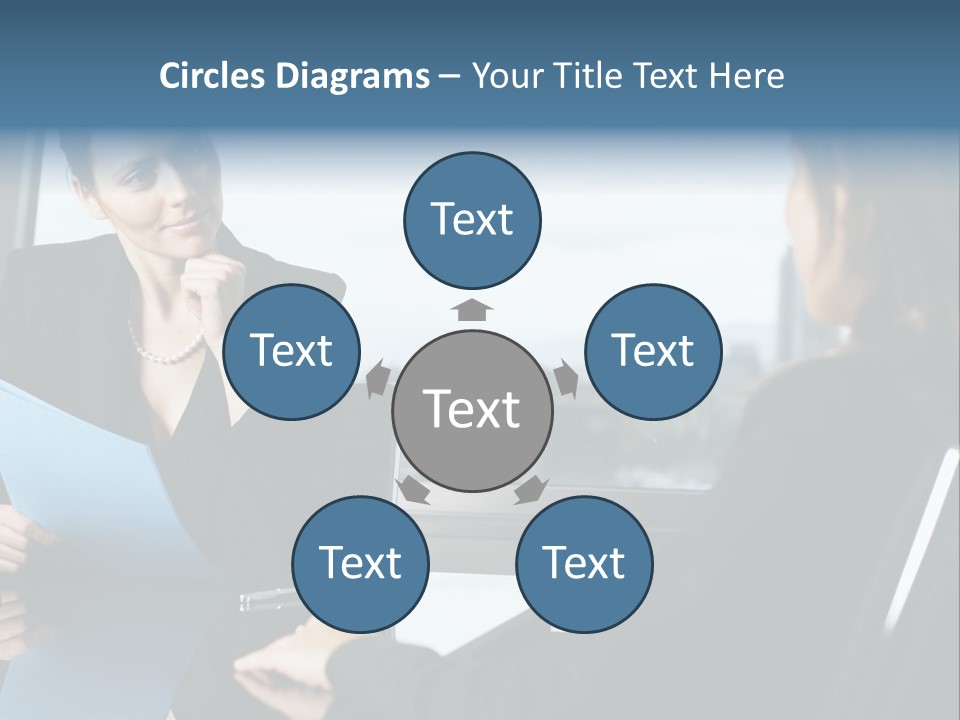 Caucasian View Attractive PowerPoint Template