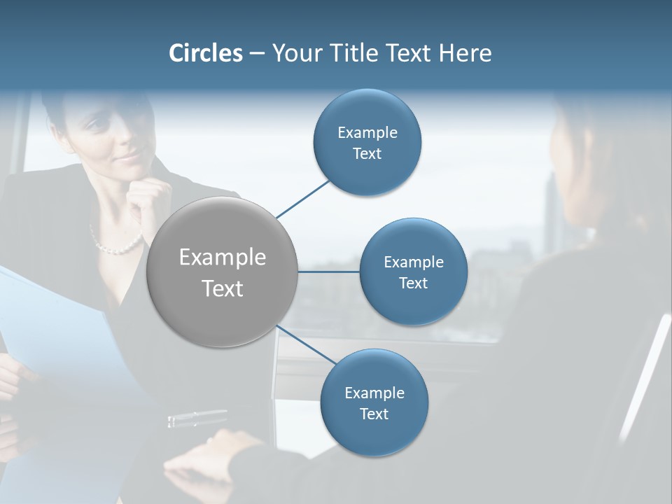 Caucasian View Attractive PowerPoint Template