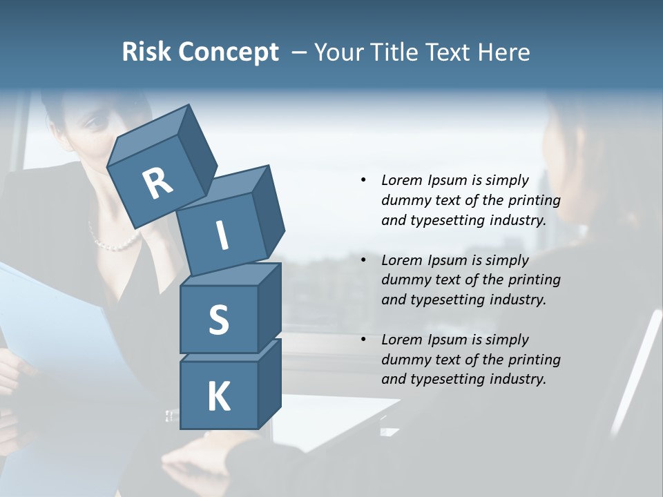 Caucasian View Attractive PowerPoint Template