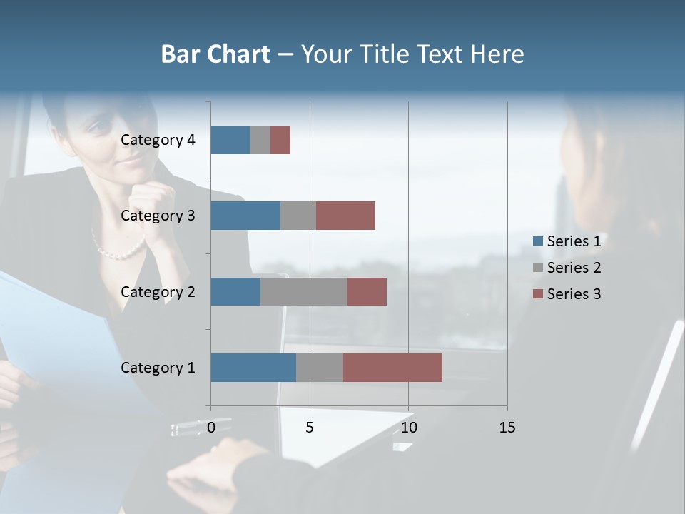 Caucasian View Attractive PowerPoint Template