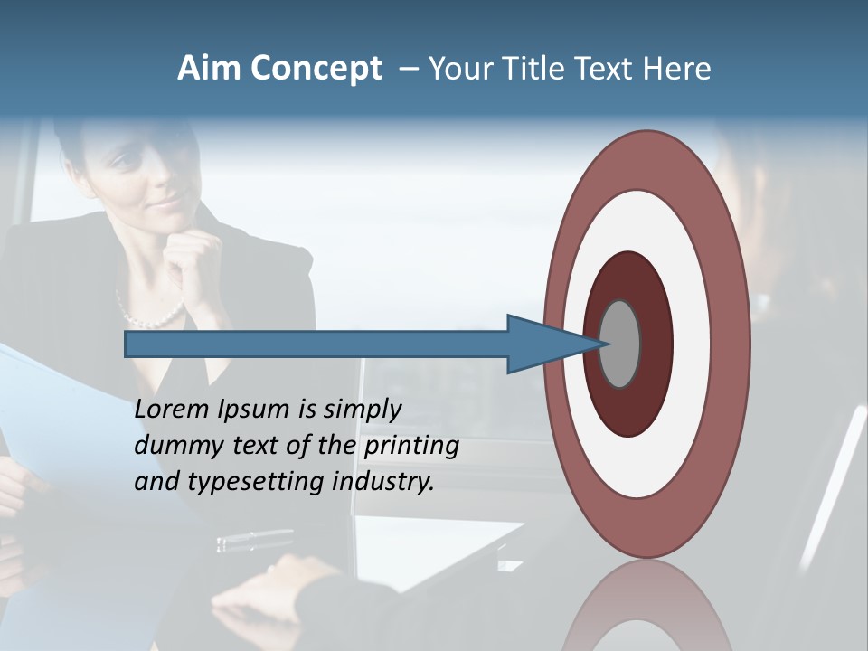 Caucasian View Attractive PowerPoint Template