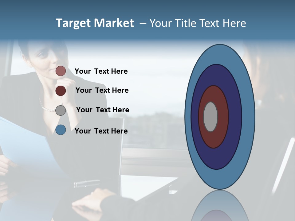 Caucasian View Attractive PowerPoint Template