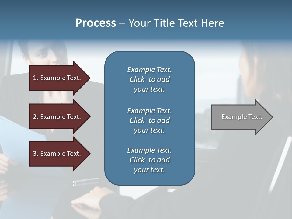 Caucasian View Attractive PowerPoint Template