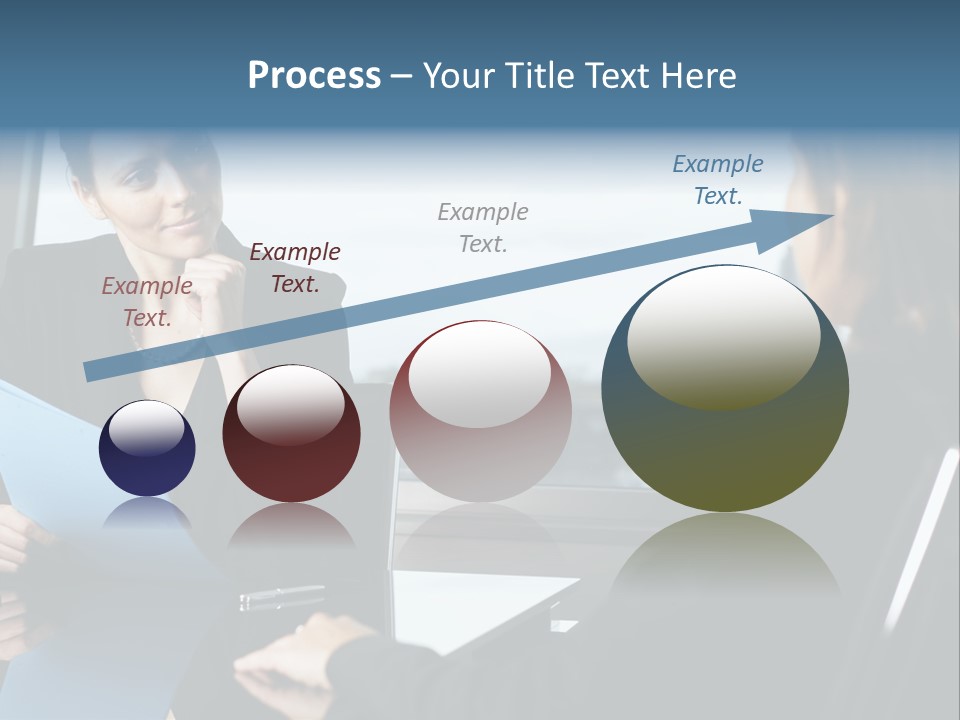 Caucasian View Attractive PowerPoint Template