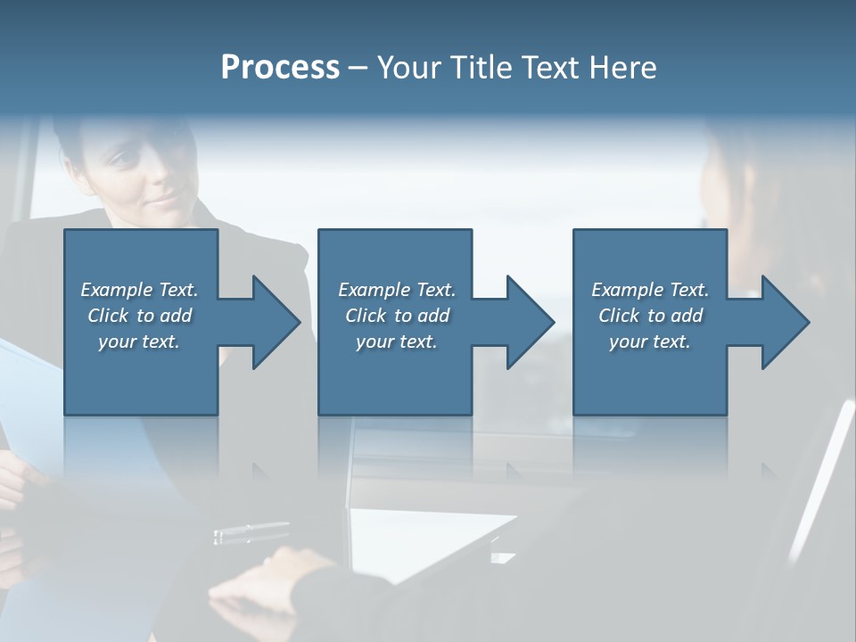 Caucasian View Attractive PowerPoint Template
