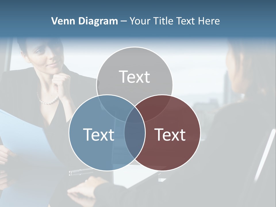 Caucasian View Attractive PowerPoint Template