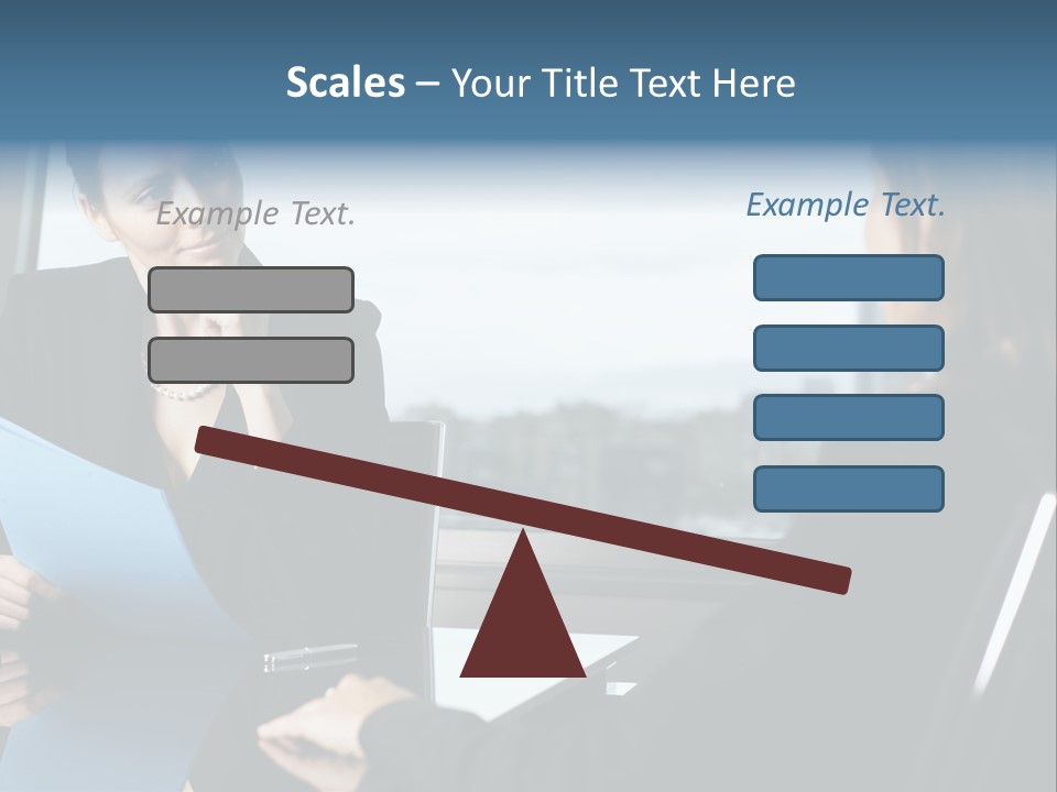 Caucasian View Attractive PowerPoint Template