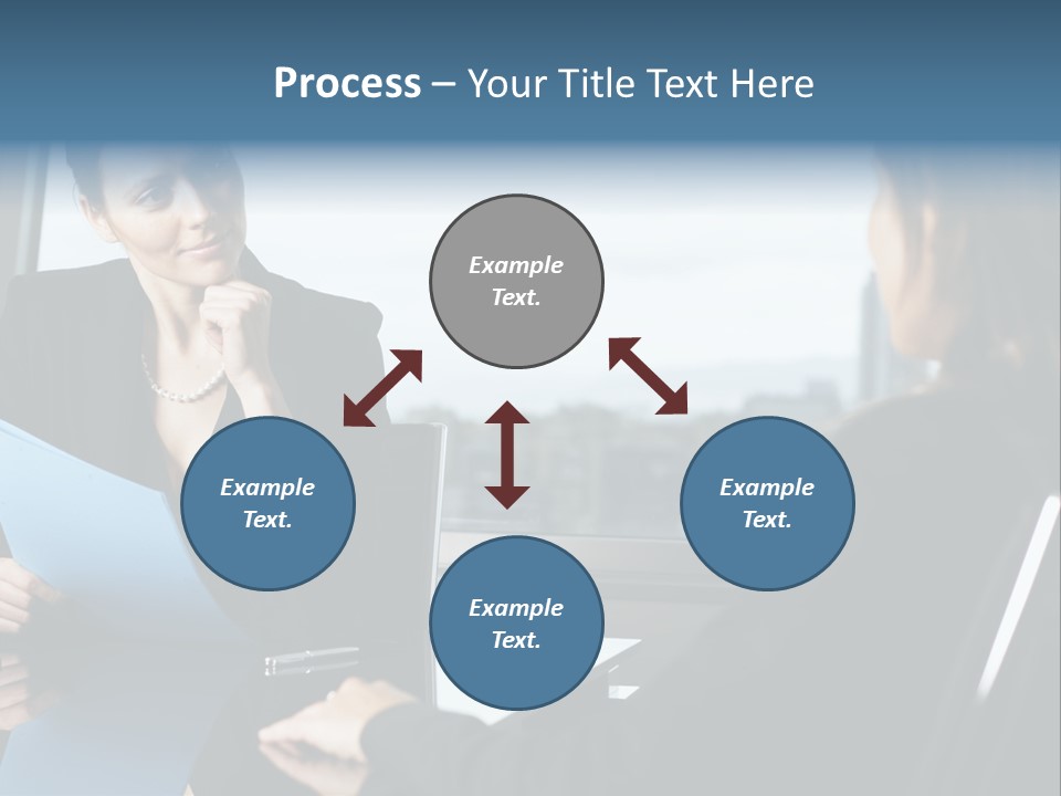 Caucasian View Attractive PowerPoint Template