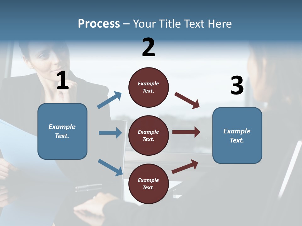 Caucasian View Attractive PowerPoint Template