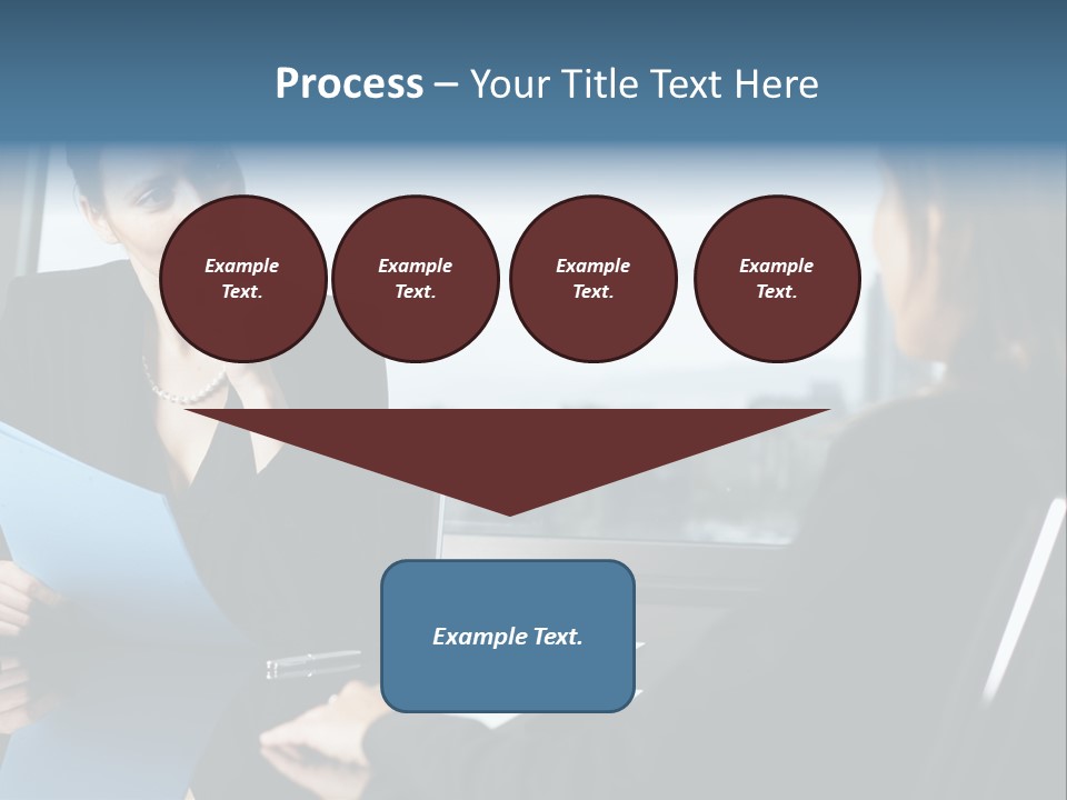 Caucasian View Attractive PowerPoint Template