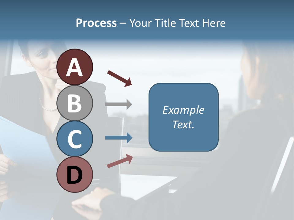 Caucasian View Attractive PowerPoint Template
