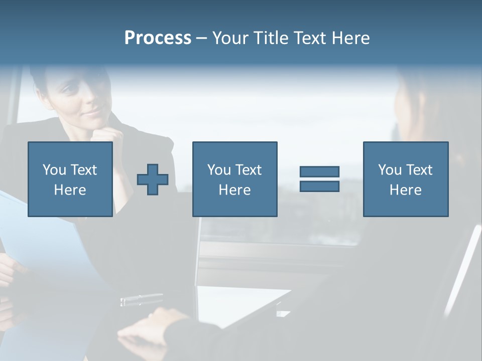 Caucasian View Attractive PowerPoint Template