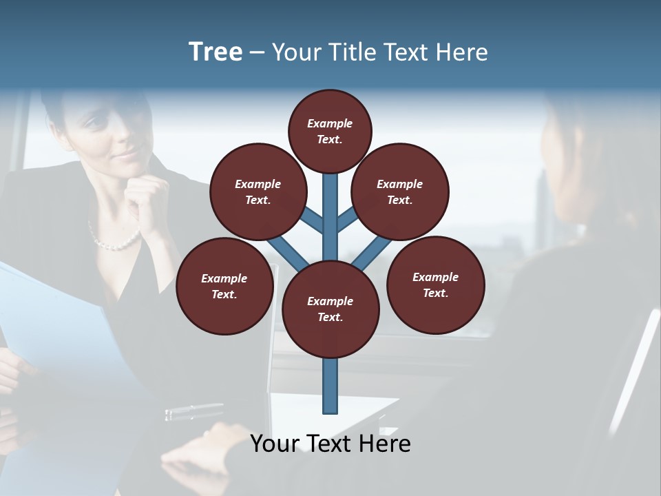 Caucasian View Attractive PowerPoint Template