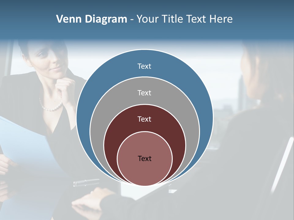Caucasian View Attractive PowerPoint Template