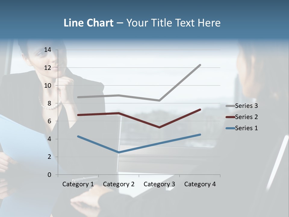 Caucasian View Attractive PowerPoint Template