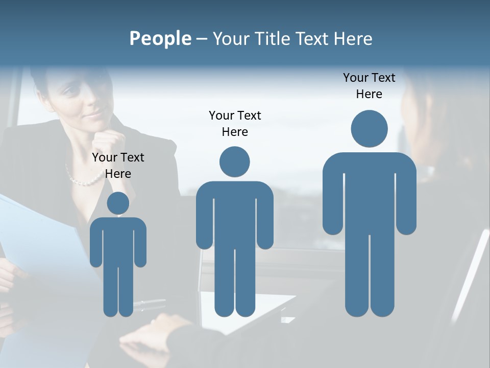 Caucasian View Attractive PowerPoint Template