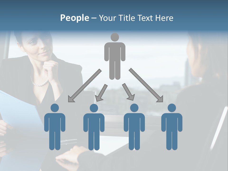 Caucasian View Attractive PowerPoint Template