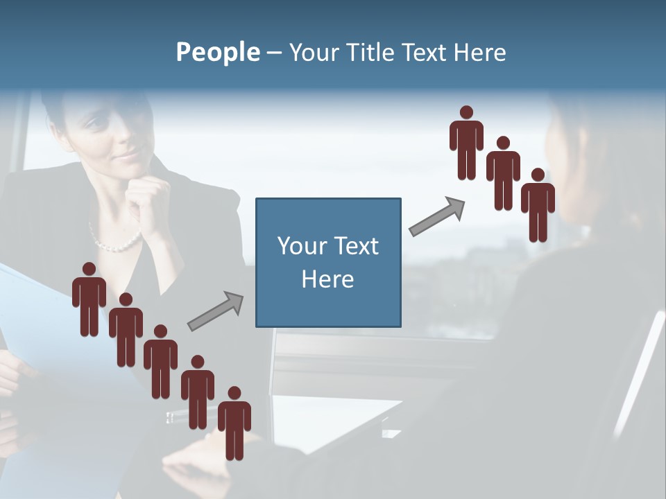 Caucasian View Attractive PowerPoint Template
