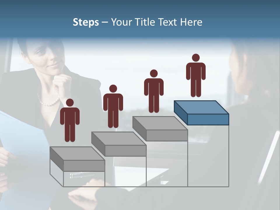 Caucasian View Attractive PowerPoint Template