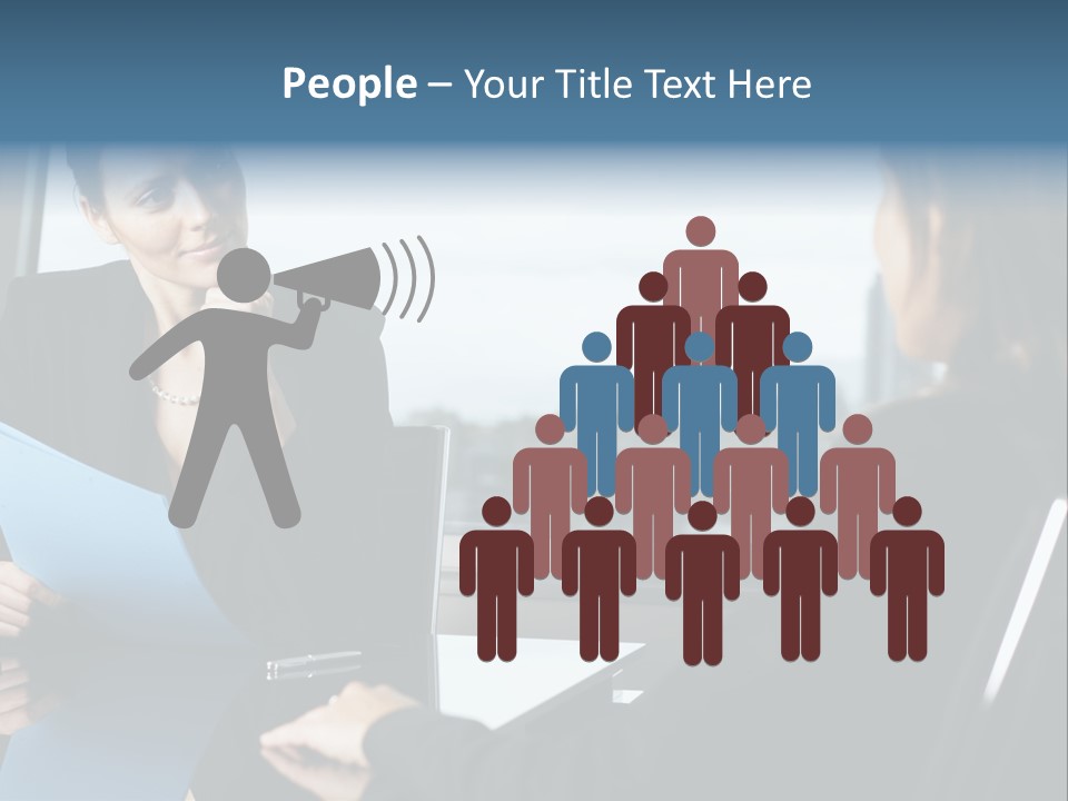 Caucasian View Attractive PowerPoint Template