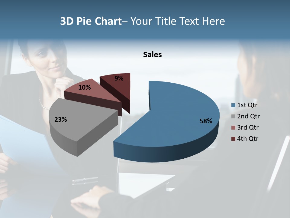 Caucasian View Attractive PowerPoint Template