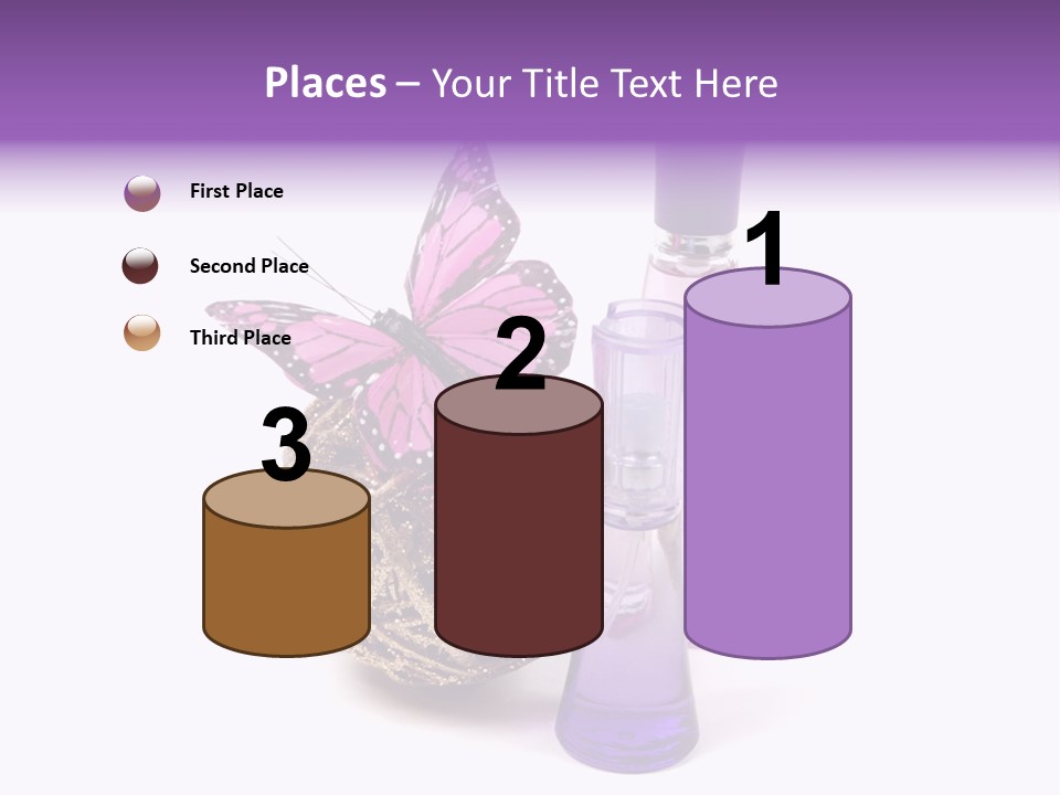 Isolated Woman Sprayer PowerPoint Template