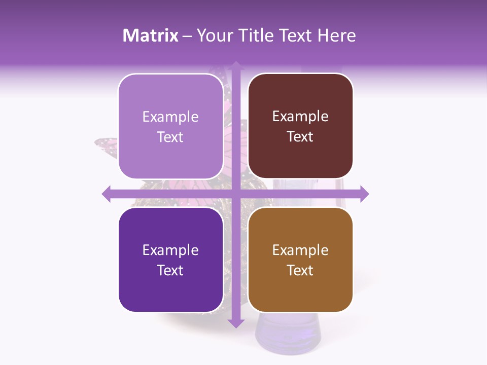 Isolated Woman Sprayer PowerPoint Template