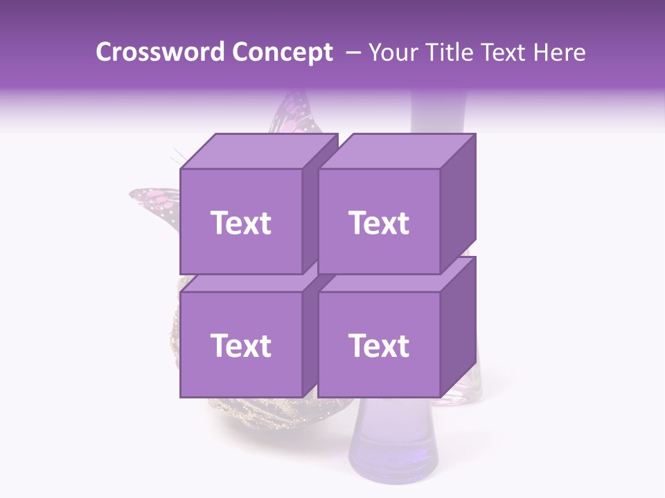 Isolated Woman Sprayer PowerPoint Template