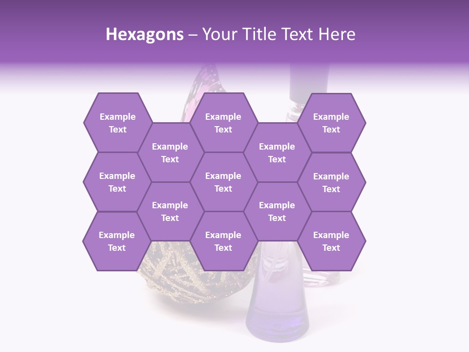 Isolated Woman Sprayer PowerPoint Template