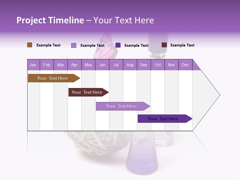 Isolated Woman Sprayer PowerPoint Template