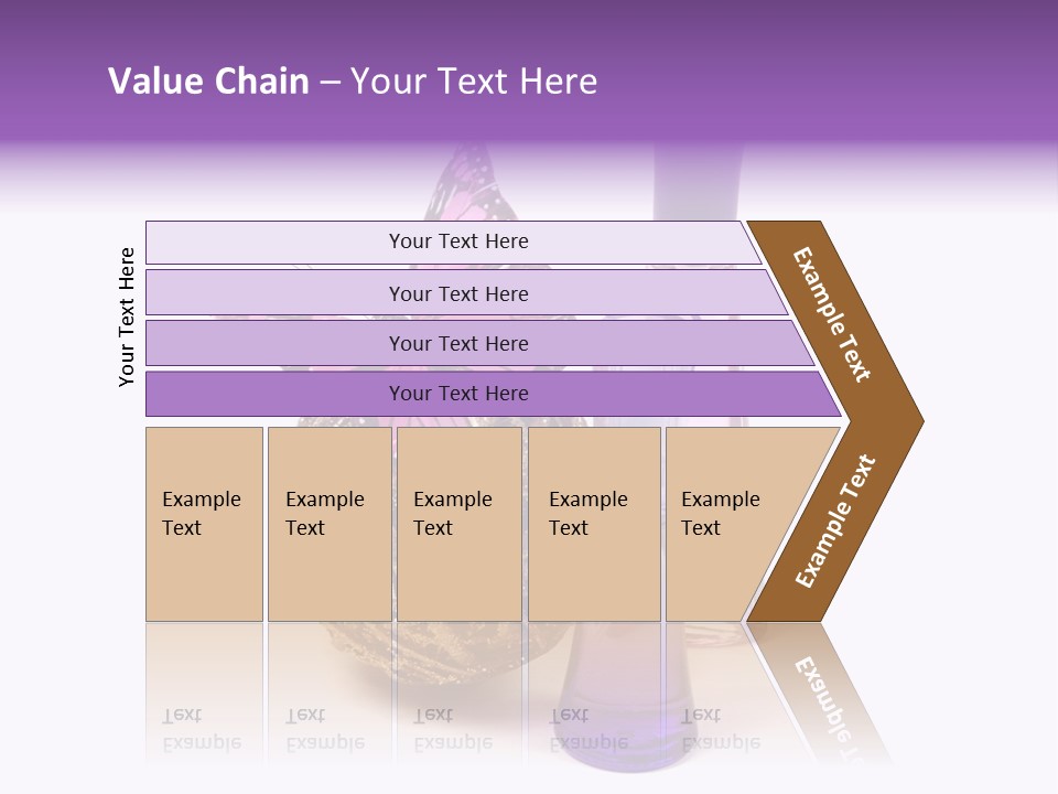 Isolated Woman Sprayer PowerPoint Template