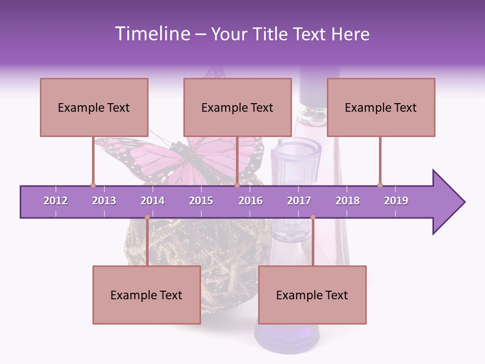 Isolated Woman Sprayer PowerPoint Template