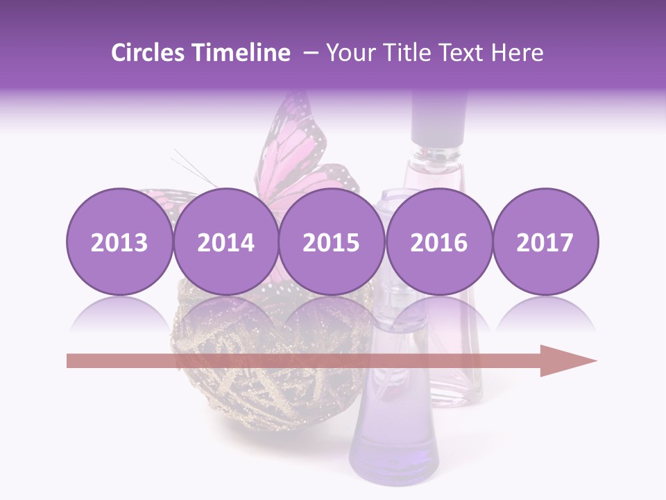 Isolated Woman Sprayer PowerPoint Template