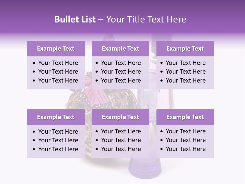 Isolated Woman Sprayer PowerPoint Template